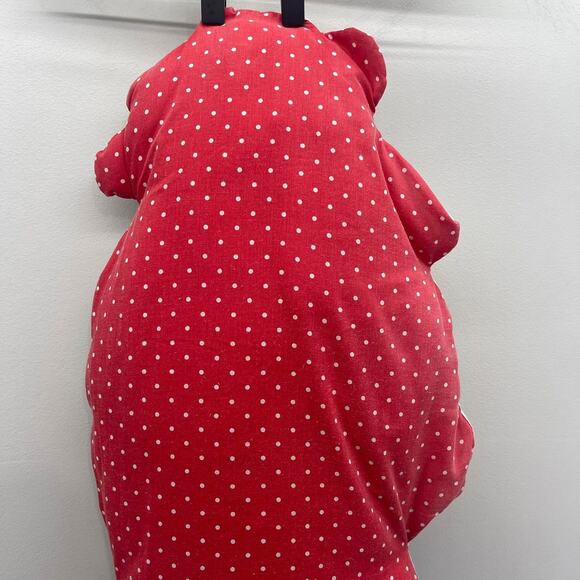 Whimsical Girl Pillow with Basket - Blue and Yellow - Picture 6 of 8